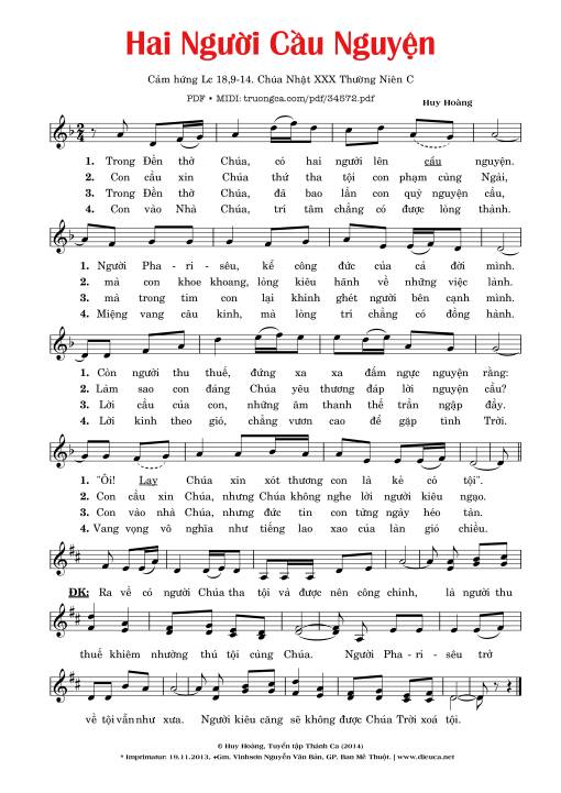 Hai Người Cầu Nguyện (Cn30Tnc)