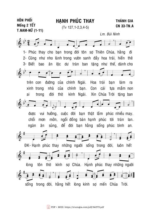 Thánh Vịnh 127, Hạnh Phúc Thay