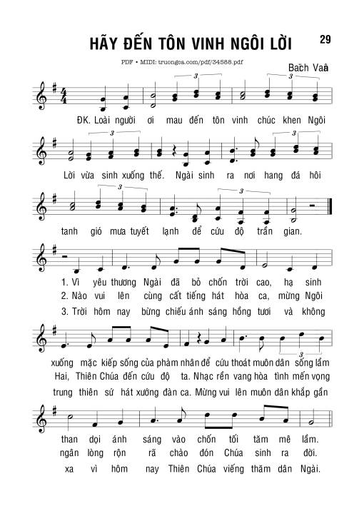 Hãy Đến Tôn Vinh Ngôi Lời
