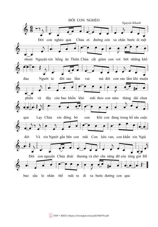 Đời con nghèo - Nguyên Khanh