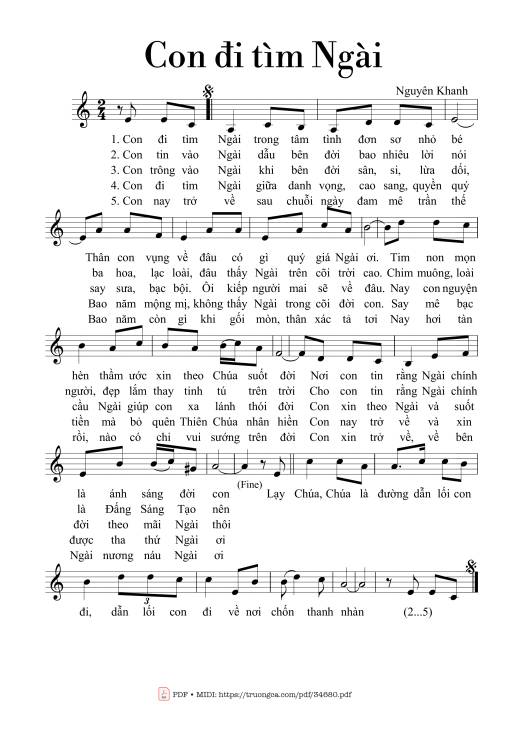 Con đi tìm Ngài