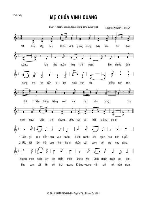 Mẹ Chúa Vinh Quang