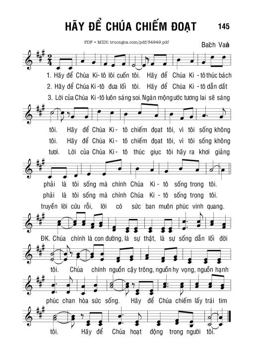 Hãy Để Chúa Chiếm Đoạt