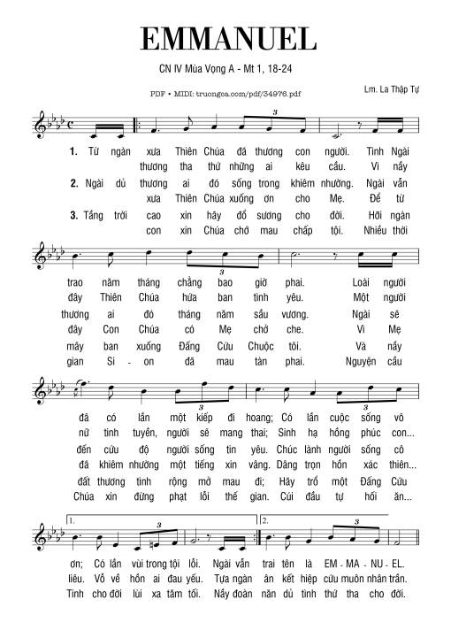 Emmanuel - La Thập Tự