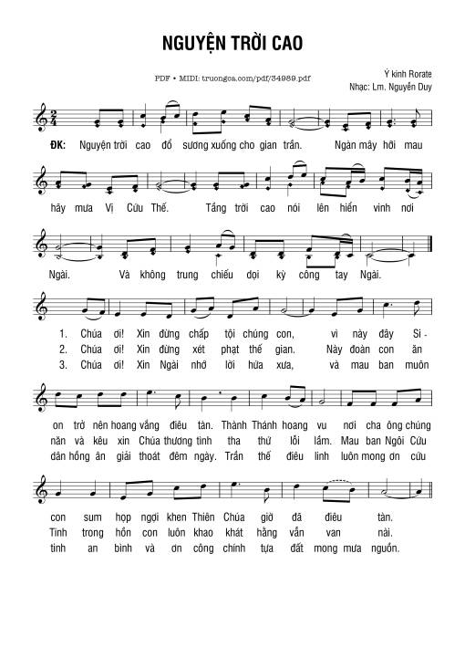 Nguyện Trời Cao