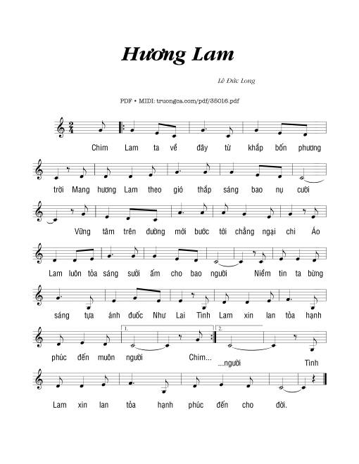 Hương lam - Lê Đức Long