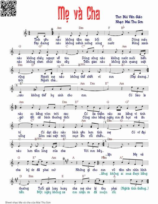 Mẹ và cha - Mai Thu Sơn