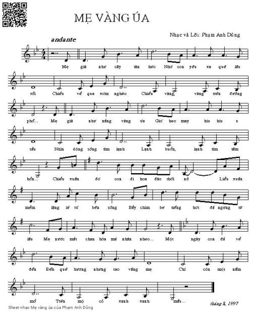 Mẹ vàng úa - Phạm Anh Dũng