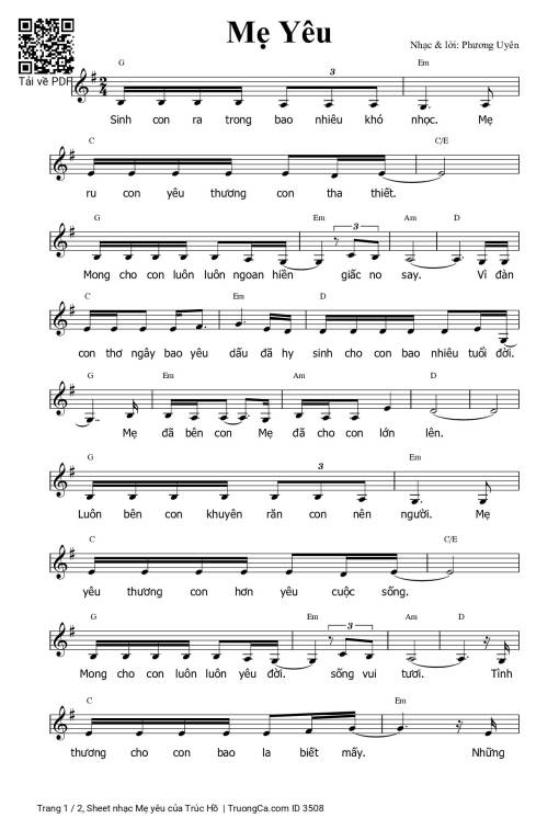 Mẹ yêu - Trúc Hồ