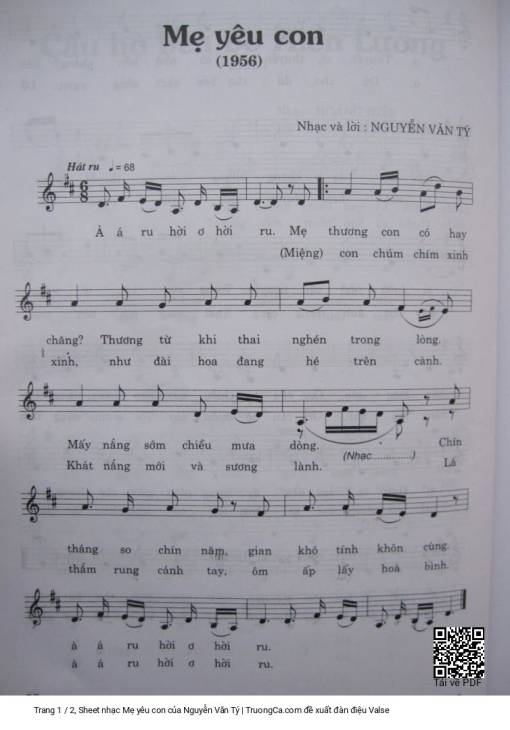 Mẹ yêu con - Nguyễn Văn Tý