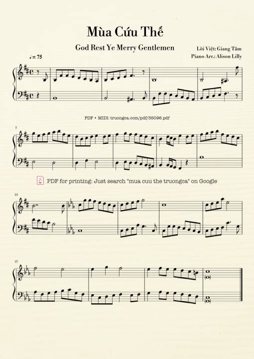 Mùa Cứu Thế - Giang Tâm