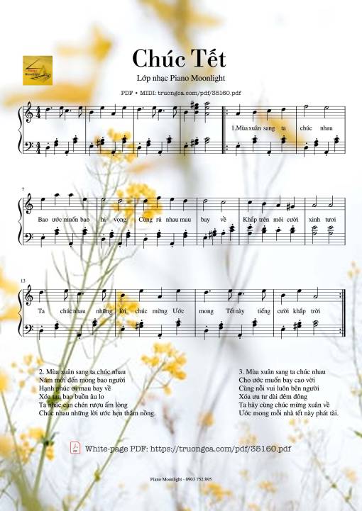 Chúc Tết Piano EASY
