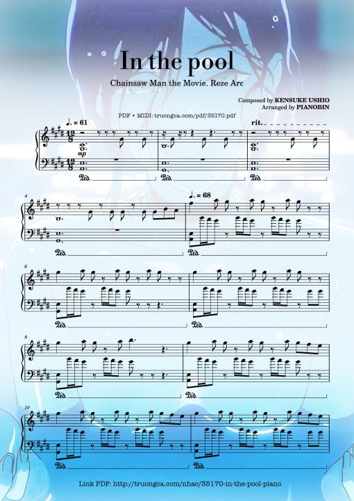 In the pool, Chainsaw Man, Reze Arc OST