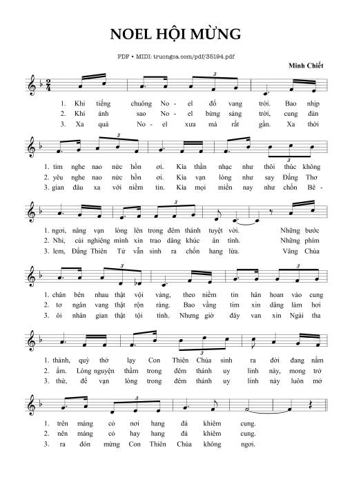 Noel Hội Mừng - Minh Chiết