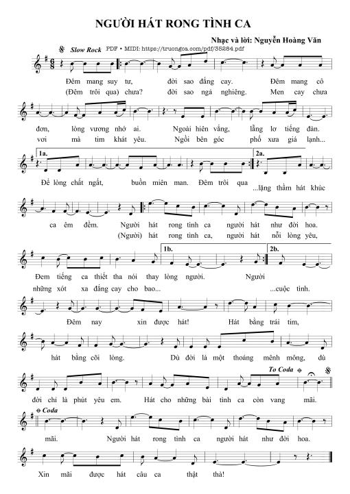 Người hát rong tình ca