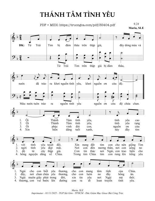 Thánh Tâm Tình Yêu