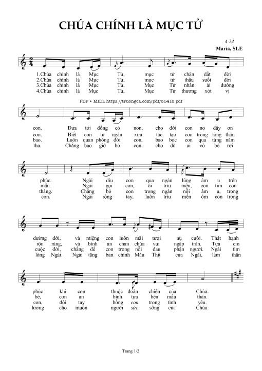 Chúa Chính Là Mục Tử