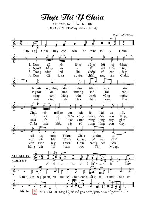 Thánh Vịnh 39, Thực Thi Ý Chúa