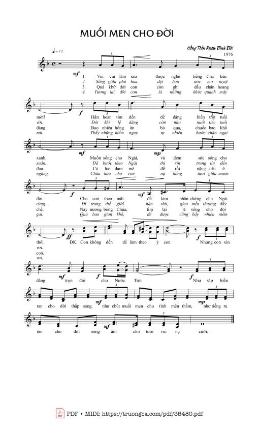 Muối Men Cho Đời