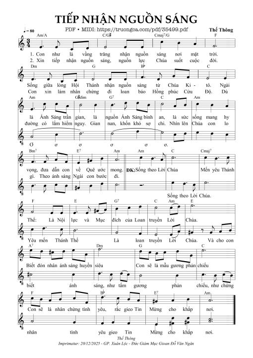 Tiếp Nhận Nguồn Sáng