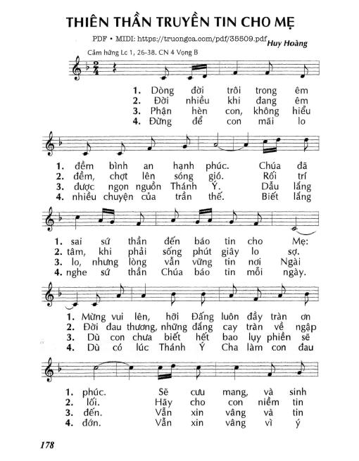 Thiên Thần Truyền Tin Cho Mẹ - Lm