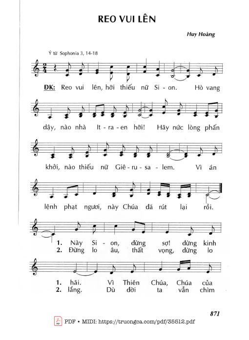 Reo Vui Lên - Lm - Huy Hoàng