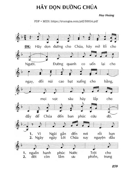 Hãy Dọn Đường Chúa - Lm