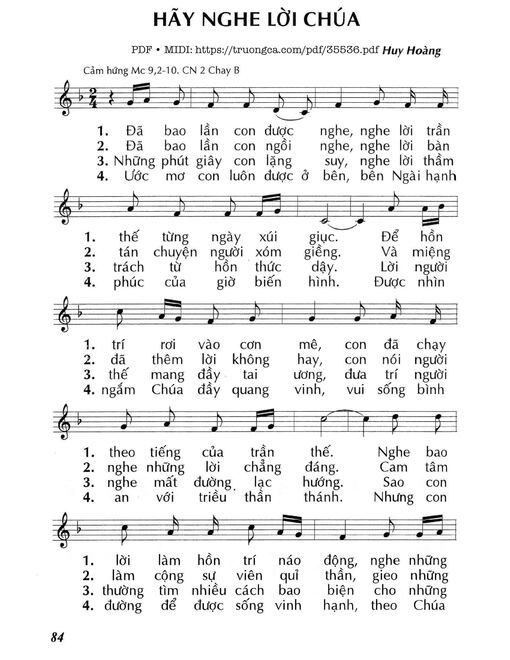 Hãy Nghe Lời Chúa - Lm