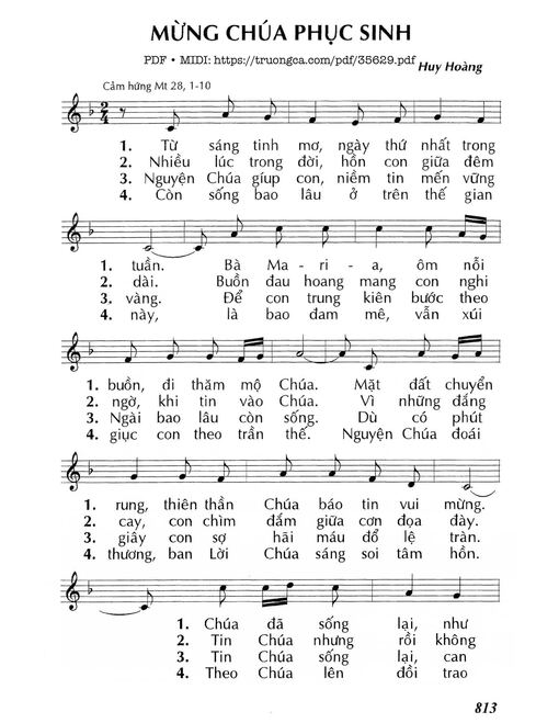 Mừng Chúa Phục Sinh - Lm