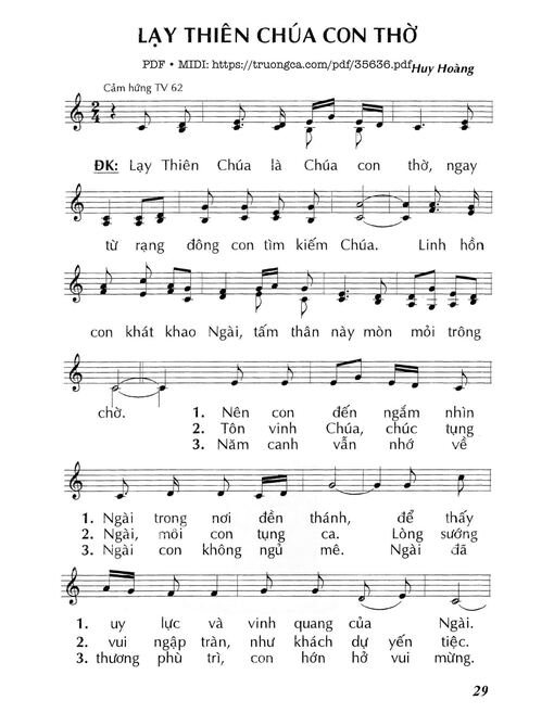 Lạy Thiên Chúa Con Thờ