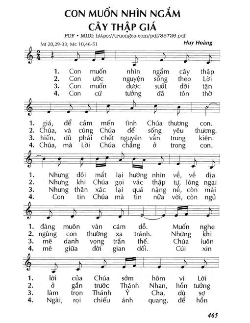 Con Muốn Nhìn Ngắm Cây Thập Giá