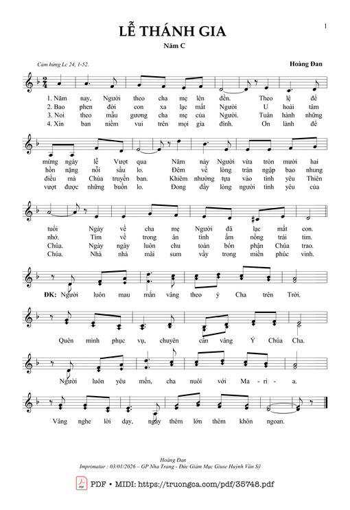 Lễ Thánh Gia Năm C