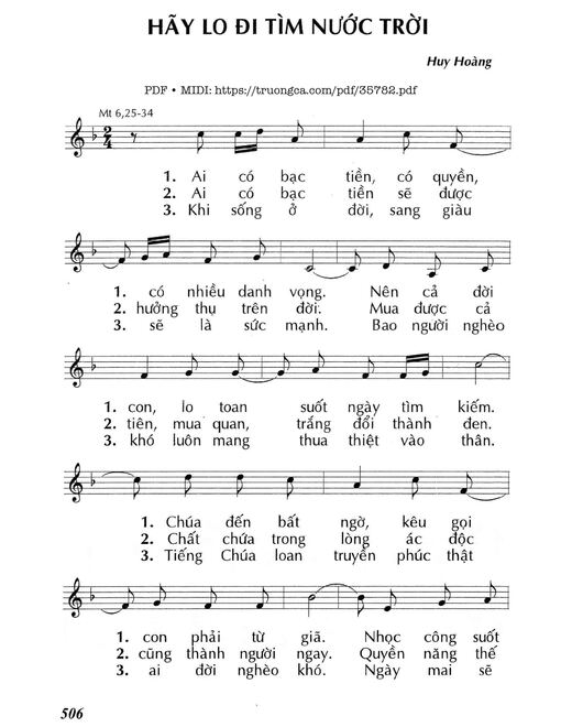 Hãy Lo Đi Tìm Nước Trời