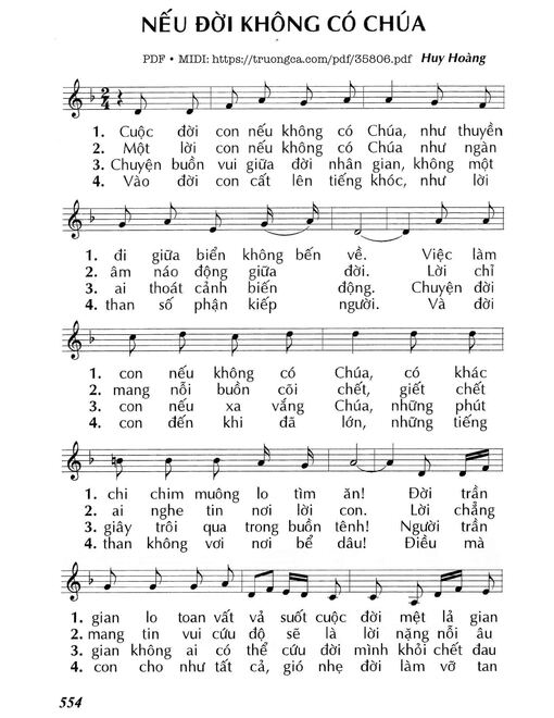 Nếu Đời Không Có Chúa