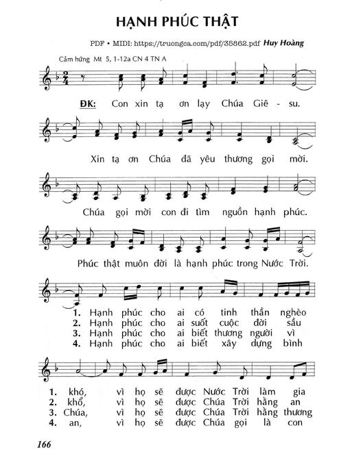 Hạnh Phúc Thật (Cn4 Tna)