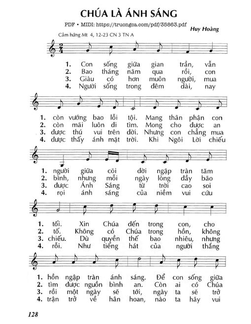 Chúa Là Ánh Sáng (Cn3 Tna)