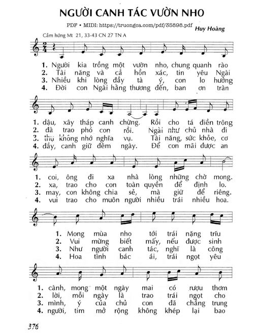 Người Canh Tác Vườn Nho (Cn27 Tna)