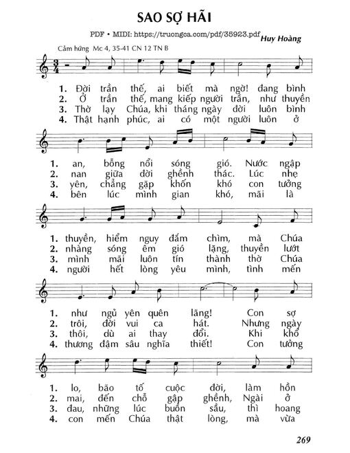 Sao Sợ Hãi (Cn12 Tnb)