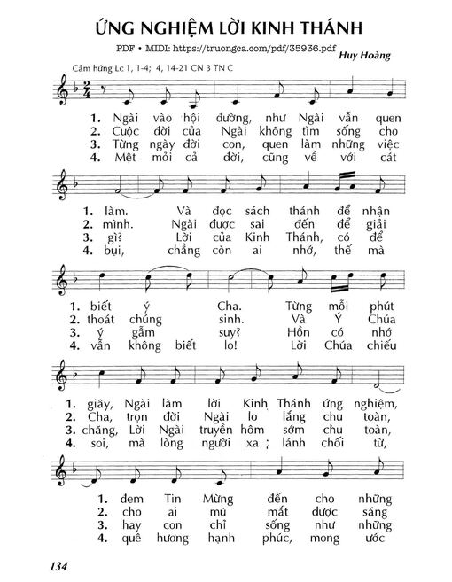 Ứng Nghiệm Lời Kinh Thánh (Cn3 Tnc)