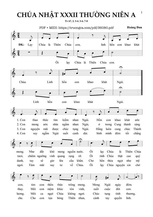 Chúa Nhật 32 Thường Niên A (Tv 62)