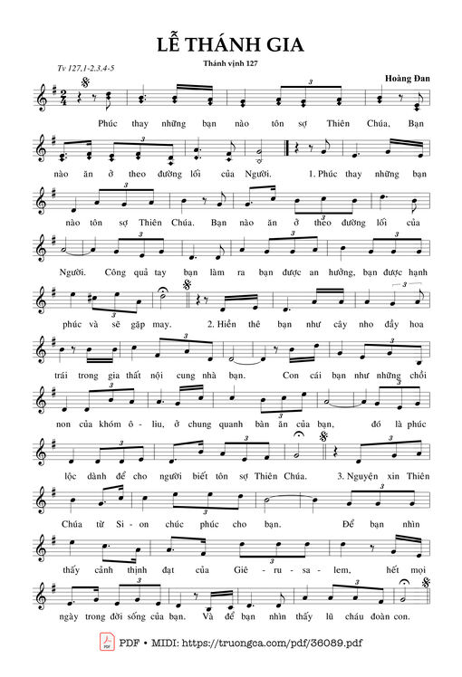 Lễ Thánh Gia (Tv 127)