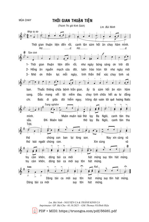 Thời Gian Thuận Tiện