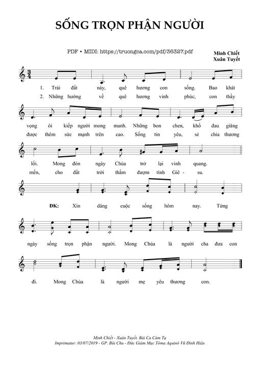 Sống Trọn Phận Người