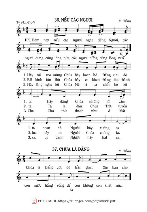 Thánh Vịnh 94, Nếu Các Ngươi