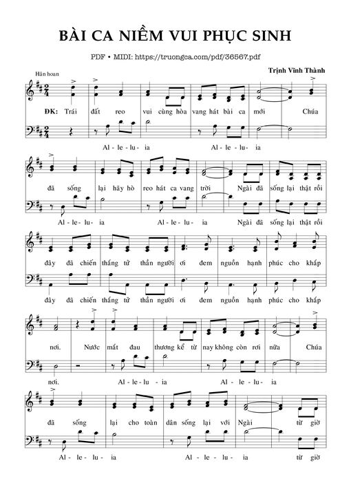 Bài Ca Niềm Vui Phục Sinh