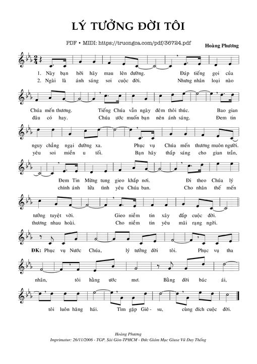 Lý Tưởng Đời Tôi