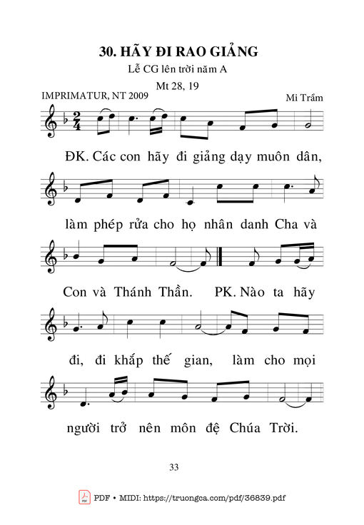 Hãy Đi Rao Giảng (Bclc