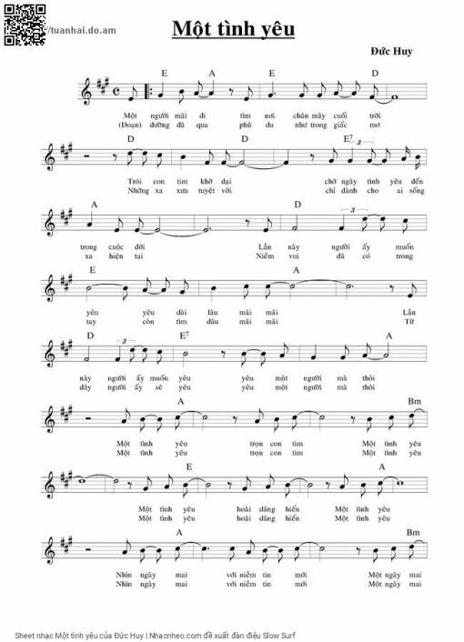 Một tình yêu - Đức Huy