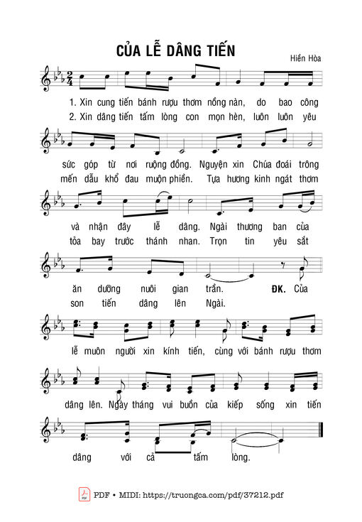 Của Lễ Dâng Tiến