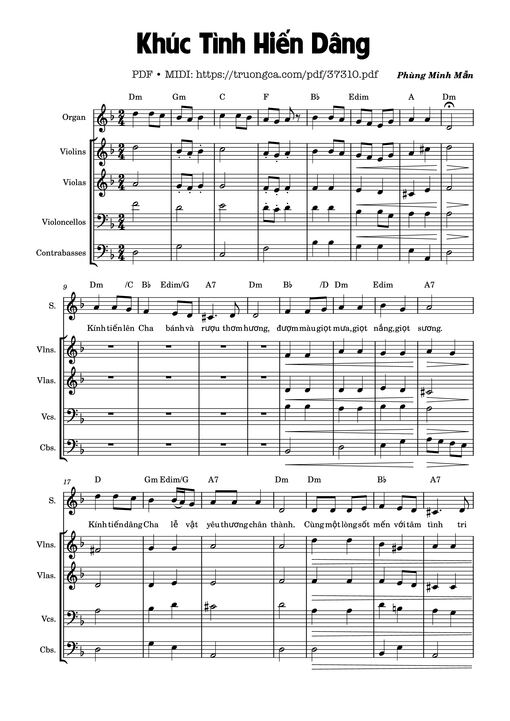 Khúc Tình Hiến Dâng